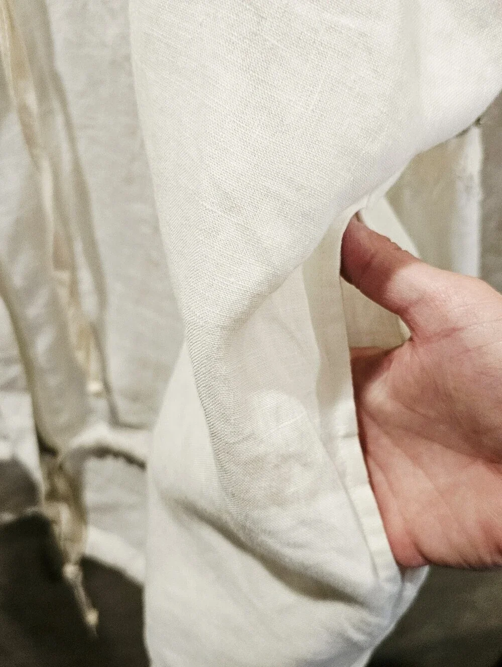 Johnny Was 4 Love And Liberty Lagen Look Linen Embellished Jacket